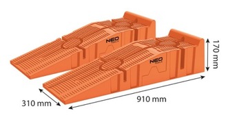 NEO 10-478 АВТОМОБИЛЬНЫЙ КОМПОЗИТ 2 ШТ. 3000 КГ НАБОР 91x17x31CM