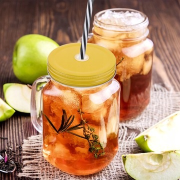 КРЫШКИ MASON JARS СОЛОМКА СТЕКЛЯННАЯ КРЫШКА ДЛЯ B