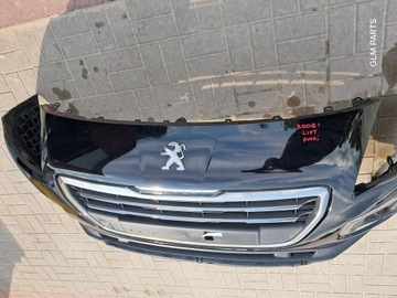 фото thumb №12, Peugeot 3008 i рестайлінг бампер переднє комплектний чорний ktv ryski