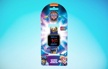 ДЕТСКИЕ ЛИЦЕНЗИОННЫЕ ЧАСЫ СО СВЕТОДИОДНЫМ ДИСПЛЕЕМ PAW PATROL КАЛЕНДАРЬ БУДИЛЬНИКА