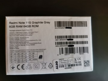 Smartfon Xiaomi Redmi Note 11s 6/64GB DualSim