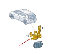 фото thumb №5, Skoda enyaq iv rear правый lane change управление retainer 5lg907456
