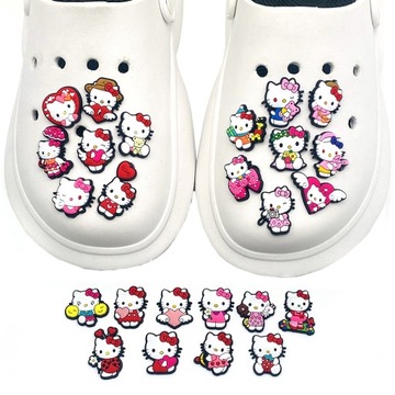 Przypinka Hello Kitty do Crocs butów klapków telefonu torebki plecaka torby