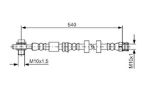 фото thumb №2, Bosch 1 987 481 566 шланг гальмівний гнучкий