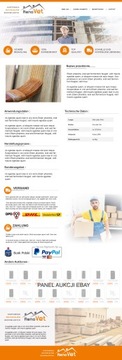ИНДИВИДУАЛЬНЫЙ ШАБЛОН EBAY + ЛОГОТИП + FB