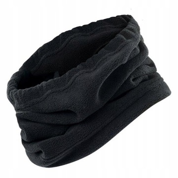 HI-TEC KOMIN POLAROWY CHUSTA Bandana Czapka polar ARAS ciepły CZARNY