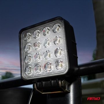 01700 LED AWL05 EMC 16 LED 108x108 48W FLAT 9-60VV