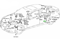 фото thumb №9, Датчик регулировки света подвеска пневматический lexus ls _f4_ 460 600