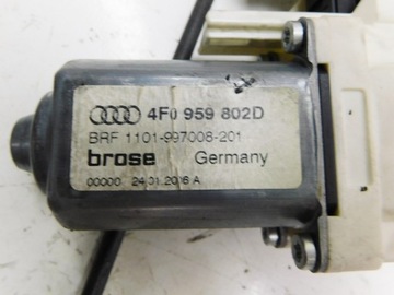 фото thumb №8, Подъемник стекла правый перед 4f0837462 4f0959802d - audi a6 c6 eu