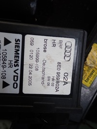 фото thumb №4, Audi a4 b7 підйомник скло задня правий 8e0959802a