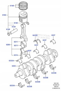 Купити Wał колінчастий ford focus 04- c-max 03-07 1113225, фото thumb