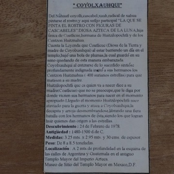 Койольшауки. Богиня Луны. Бернардино Серкеда. Мексика.