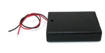 Корзина для батареек 4xAAA 4xR03 закрытая