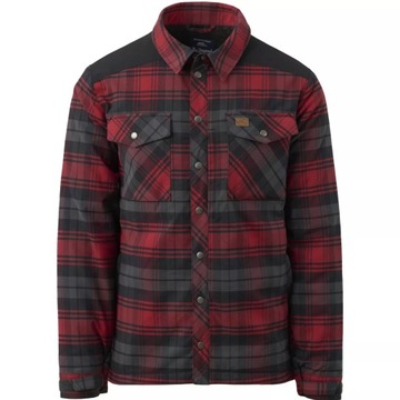 Мужская рубашка в клетку утепленная куртка WINTER WARDEN HELIKON Blue XXL