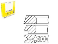 фото thumb №1, 85.5 std 2-2-5 набір кілець поршня vw garbus transporter ii