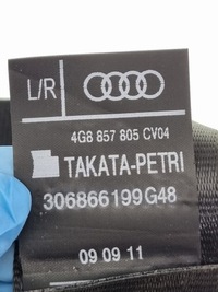 фото thumb №5, Audi a6 s6 c7 4g 2012 pas безопасности сиденье заднего