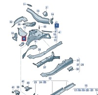 фото thumb №1, Audi rs4 avant b9 передняя часть правый suspension амортизатор капота 8w0802452