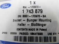 фото thumb №13, Направляющая бампера правый перед ka 2008-2016 _ ford oe_ 1743879 _ bs51-17c972-ba