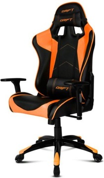 Черно-оранжевое игровое кресло Drift Gaming