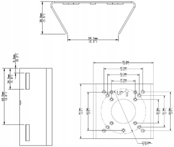 TR-UP06-B-IN ДЕРЖАТЕЛЬ СТОЙКИ UNIVIEW