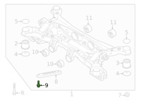 Болт тяга стабилизатора - kia sorento stinger оригинальный номер 11404 10206k с Разборки, фото thumb