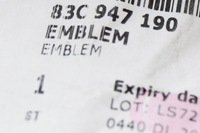 фото thumb №7, Audi q3 f3 приборная панель приборная 'audi кольца' эмблема rhd новый оригинальный 83c