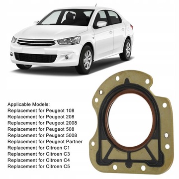 фото thumb №7, Задняя прокладка масляная вала коленчатого металлическая прочная конструкция o1