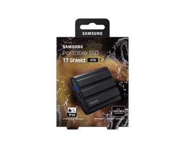 Dysk Samsung T7 Shield 4TB czarny MU-PE4T0S/EU