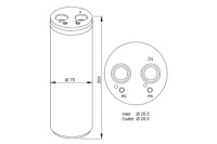 фото thumb №2, Осушитель кондиционера audi a4 b6 a4 b7 a6 allroad c6 a6 c6 r8 r8