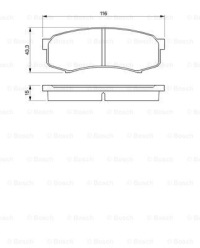 фото thumb №16, Bosch тормозные колодки тормозные toyota зад land cruiser 986 424 313