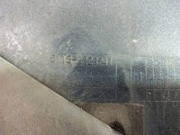 Bmw 7 e65 e66 2003 обшивка / обивка задний крышки багажника Оригинал, фото thumb