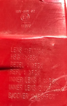 фото thumb №12, Kia sportage iv 15- лампа левый зад левая задняя оригинал