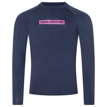 NEILPRYDE Rise мужская футболка из лайкры L/S M темно-синяя