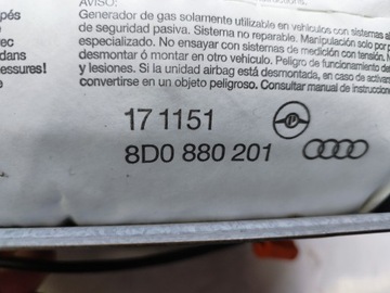 фото thumb №10, Audi a4 b5 подушка подушка безопасности пассажира 8d0880201