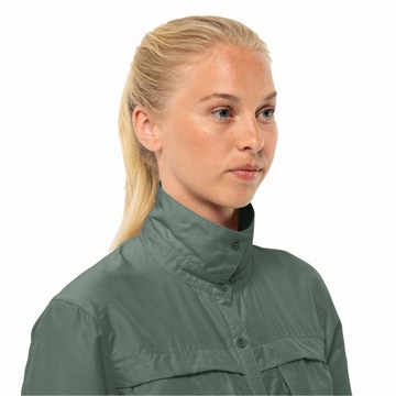 Damska koszula trekkingowa Jack Wolfskin BARRIER LS SHIRT M