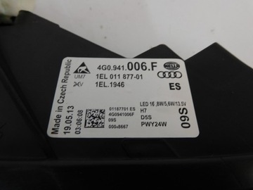 фото thumb №10, Audi a6 c7 4g рестайлінг лампа права ксенон led d5s комплектна