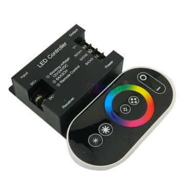 ŚCIEMNIACZ RADIOWY PILOT 18A 216W 12V 24V RGB LED
