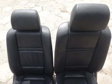 фото thumb №4, Комплект сидений сиденья диван зад чёрная кожа подогрев bmw x5 e70 европа