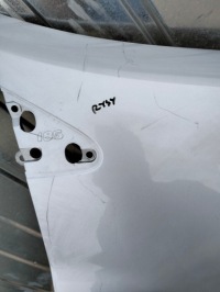 Крыло  правый  перед renault clio 3 рестайлинг  2009-2012 цвет ted69 185 с Разборки, фото thumb