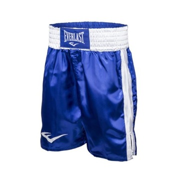 EVERLAST Spodenki bokserskie BOXING TRUNKS PRO BLUE - M