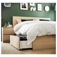 IKEA MALM Каркас кровати с 2 ящиками Luroy 160x200 см