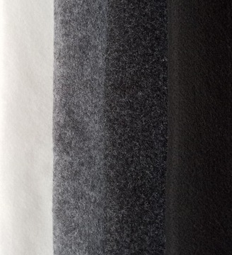 Filc na metry wykładzina dywanowa filc techniczny CZARNY 150x50 2 mm
