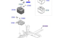 фото thumb №9, Hyundai kona mk1 крышка аккумулятор новый оригинальный 37113g3000