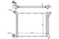 фото thumb №1, Nissens радіатор двигуна mini r50, r53 1.4d 06.