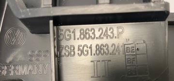 фото thumb №14, Vw golf vii тунель середній підлокітник 5g0864251d 5g1863243p