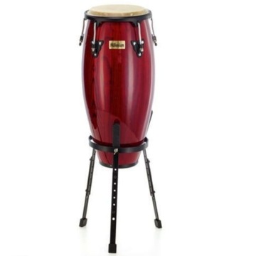 MC890WR Conga 10'' - drewniana konga w kolorze czerwonego wina. Millenium