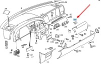 фото thumb №4, Кнопка otwierający бардачок sprinter 902 903