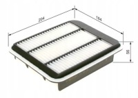 Фільтр повітря fiat 500x 1,4/1,6b 1,6/2 bosch f 026 400 369 фільтр Недорого, фото thumb