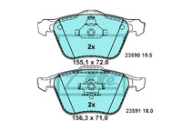 фото thumb №1, Ate гальмівні колодки гальмівні volvo s60 i 2.4 d