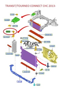 фото thumb №11, Верхний кронштейн радиатора ford focus mk3 2014-